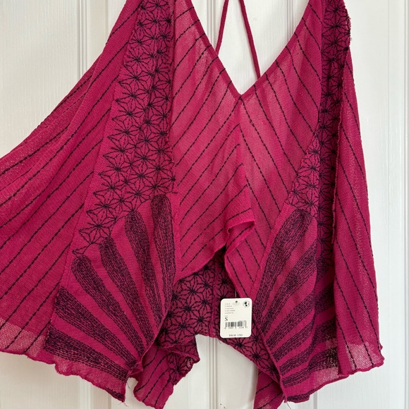 FREE PEOPLE Fuchsia Hypnotic Swing Tank Top Small NWT - Picture 7 of 15